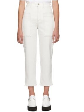 Stella McCartney White Cropped Jeans Size 30